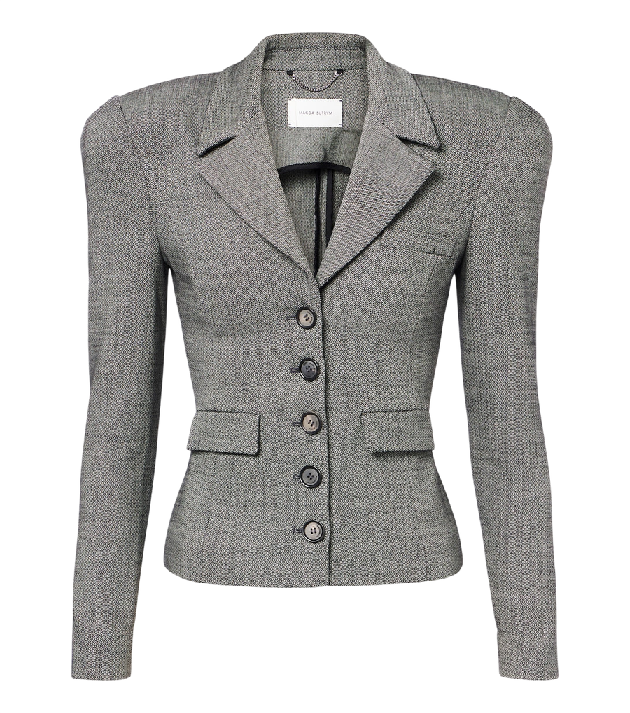 Magda Butrym Herringbone wool-blend jacket