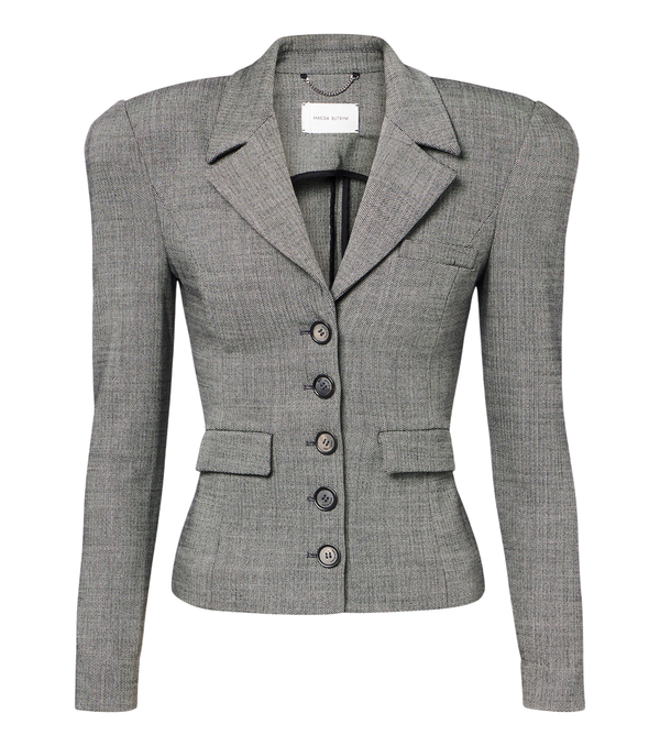 Magda Butrym Herringbone wool-blend jacket