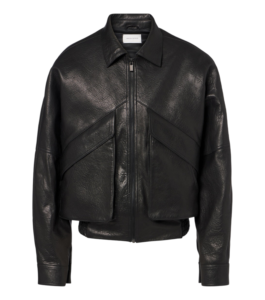 Magda Butrym Leather blouson jacket