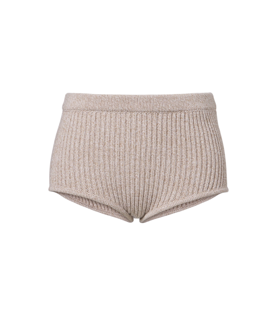 Magda Butrym Ribbed-knit wool shorts