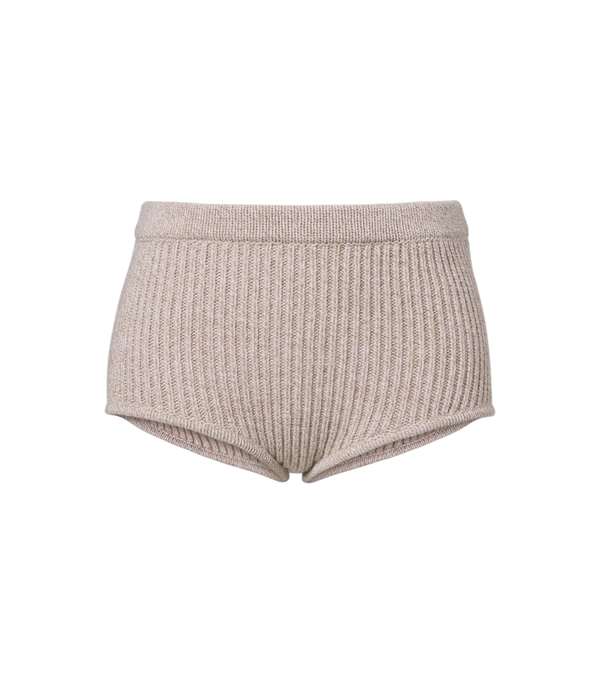 Magda Butrym Ribbed-knit wool shorts