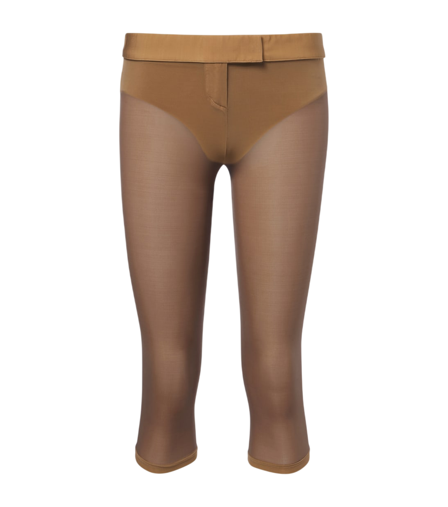 Magda Butrym Semi-sheer capri pants