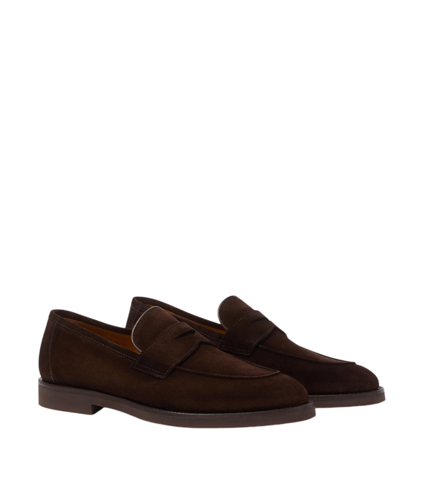 Magnanni Cervan Penny suede penny loafers