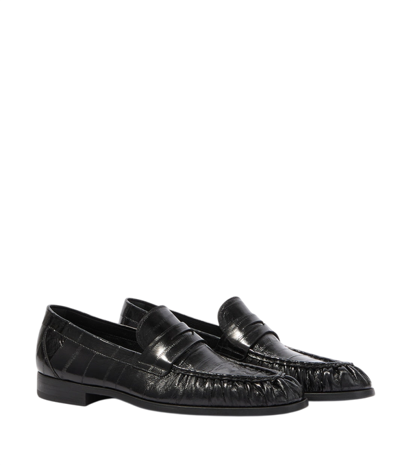 Magnanni Eel leather penny loafers
