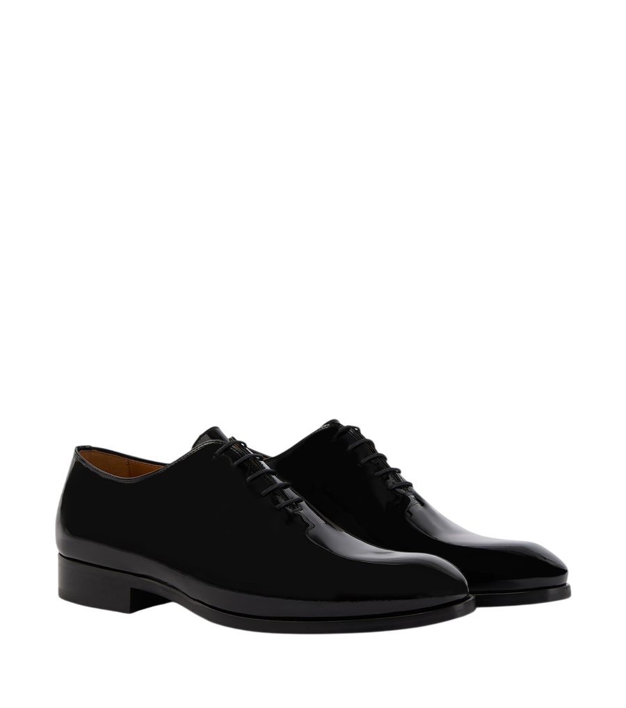 Magnanni Fleur patent leather Oxford shoes