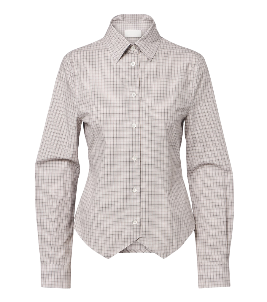 Camisa de algodón a cuadros de Maison Margiela
