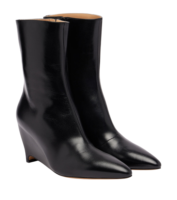 Maison Margiela Heel-Less leather ankle boots