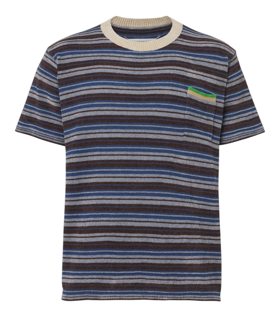 Maison Margiela Knitted striped T-shirt