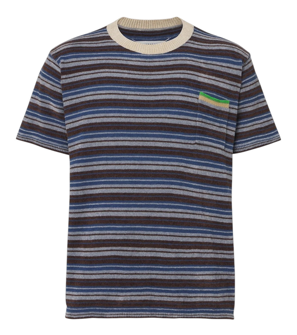 Maison Margiela Knitted striped T-shirt