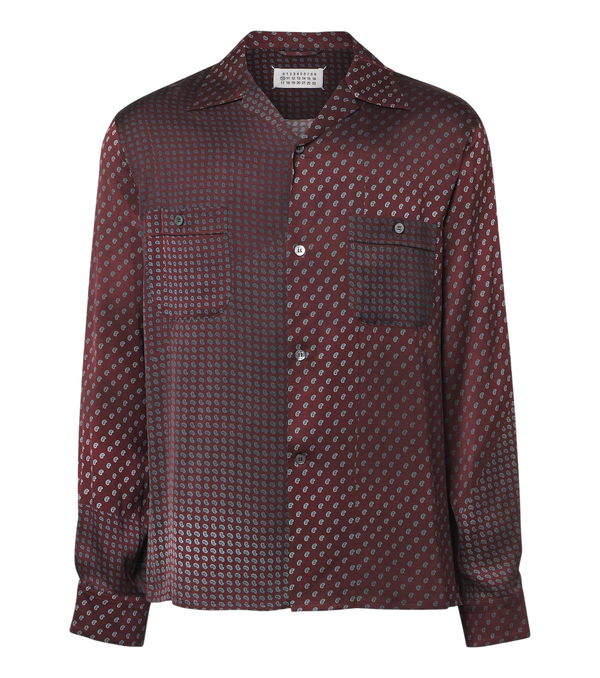 Maison Margiela Paisley satin shirt