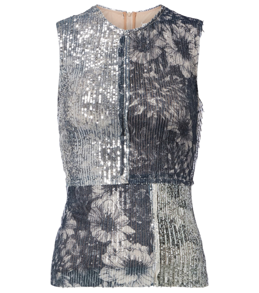 Haut patchwork à sequins Maison Margiela