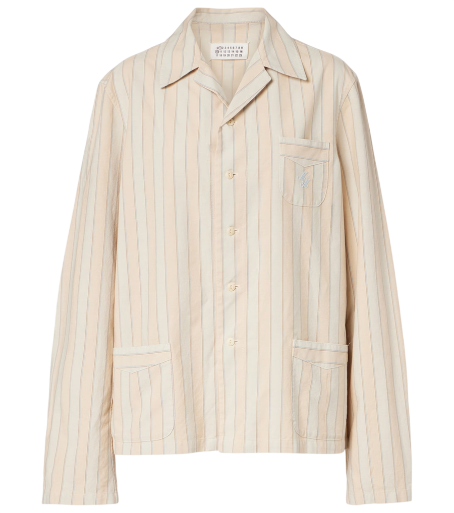 Maison Margiela Striped cotton shirt