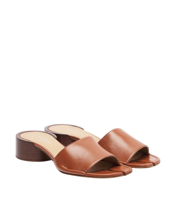 Maison Margiela Tabi leather mules