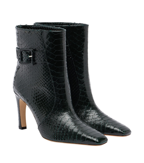 Malone Souliers Rowan snake-effect leather ankle boots