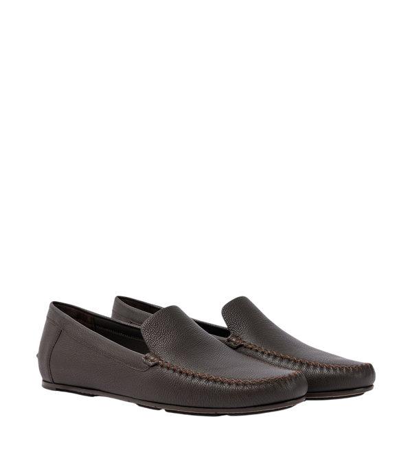 Manolo Blahnik Alder leather loafers