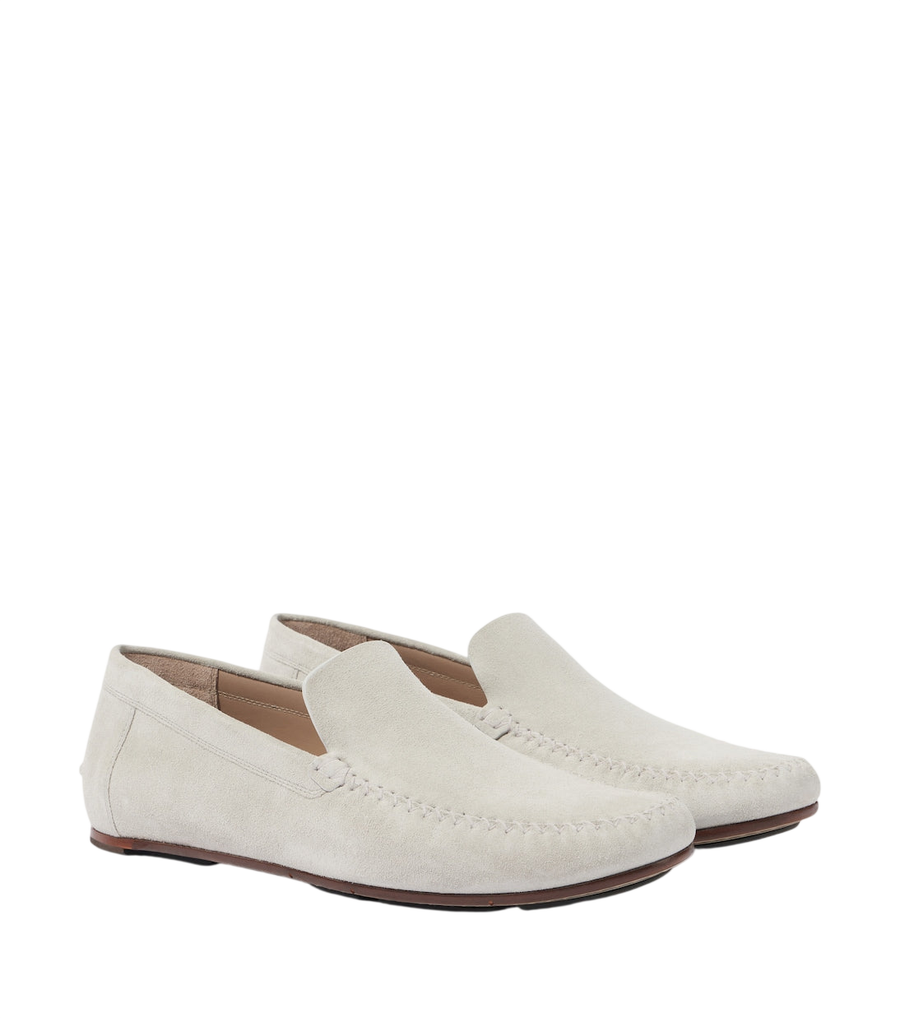 Manolo Blahnik Alder suede loafers
