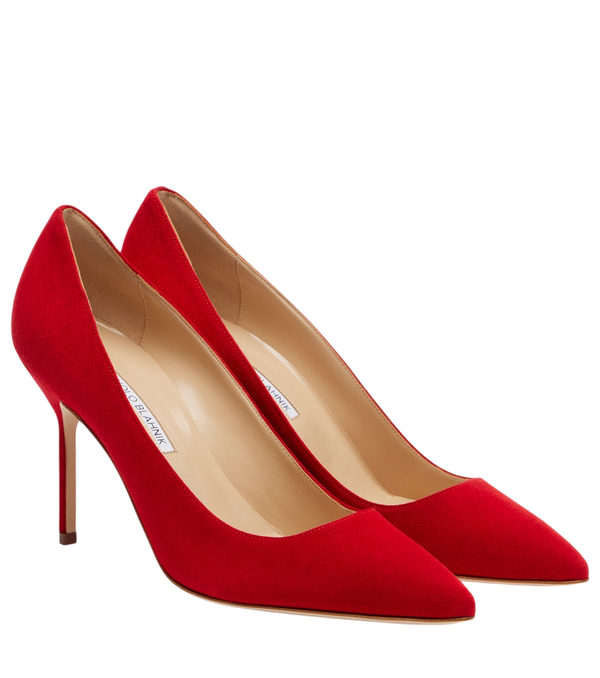 Zapatos de salón Manolo Blahnik BB 90 de ante