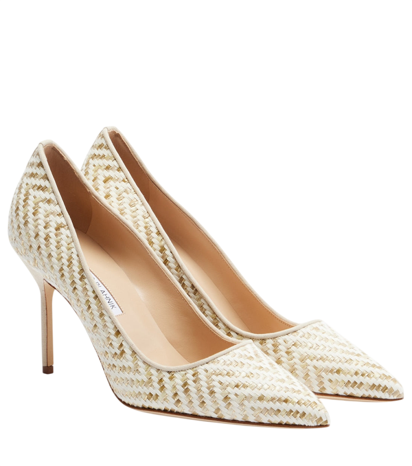 Manolo Blahnik Sapatos de salto BB entrançados
