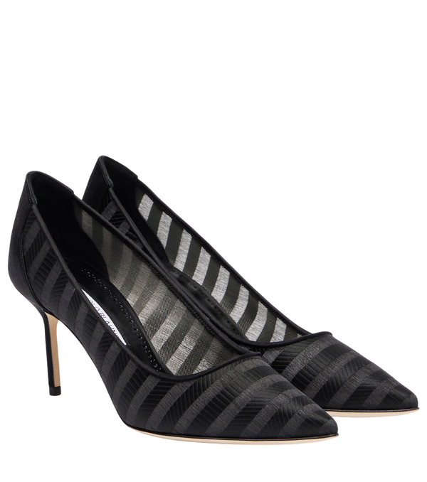 Manolo Blahnik décolleté in organza Bbla