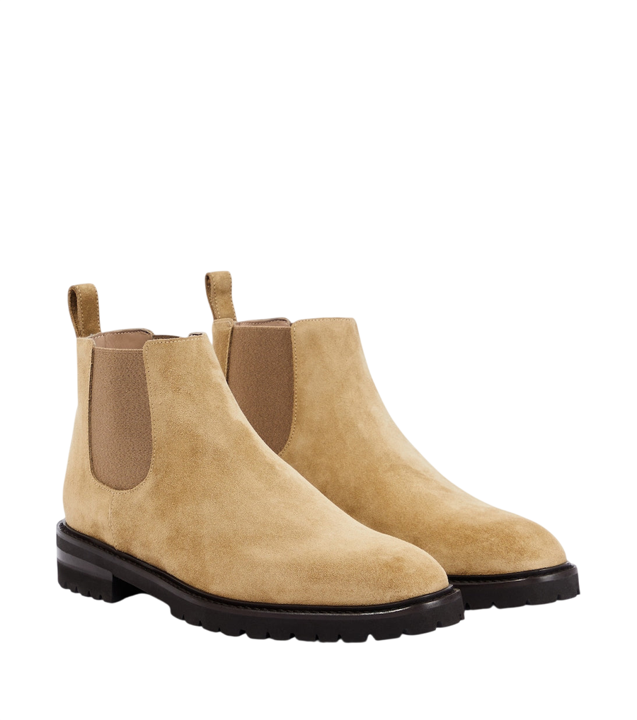 Manolo Blahnik Brompton suede Chelsea boots