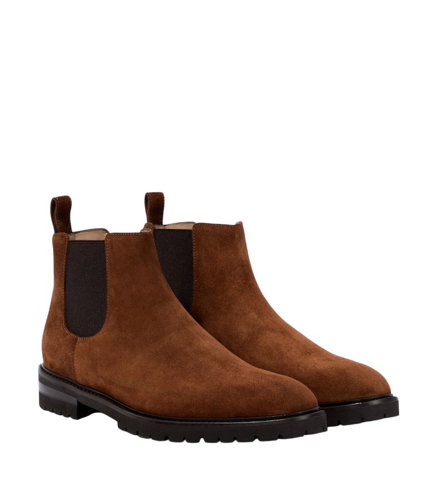Manolo Blahnik Brompton suede Chelsea boots