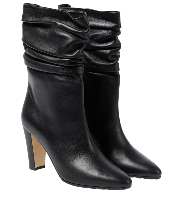 Manolo Blahnik Calasso leather ankle boots