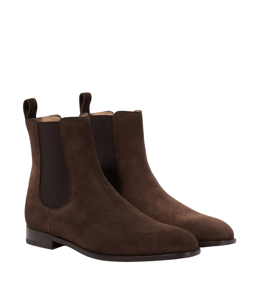Manolo Blahnik Delsa suede Chelsea boot