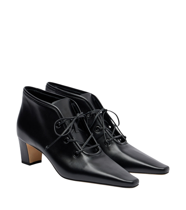 Manolo Blahnik Fuxa leather lace-up boots