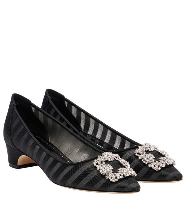Manolo Blahnik Sapatos de salto Hangisi com detalhes