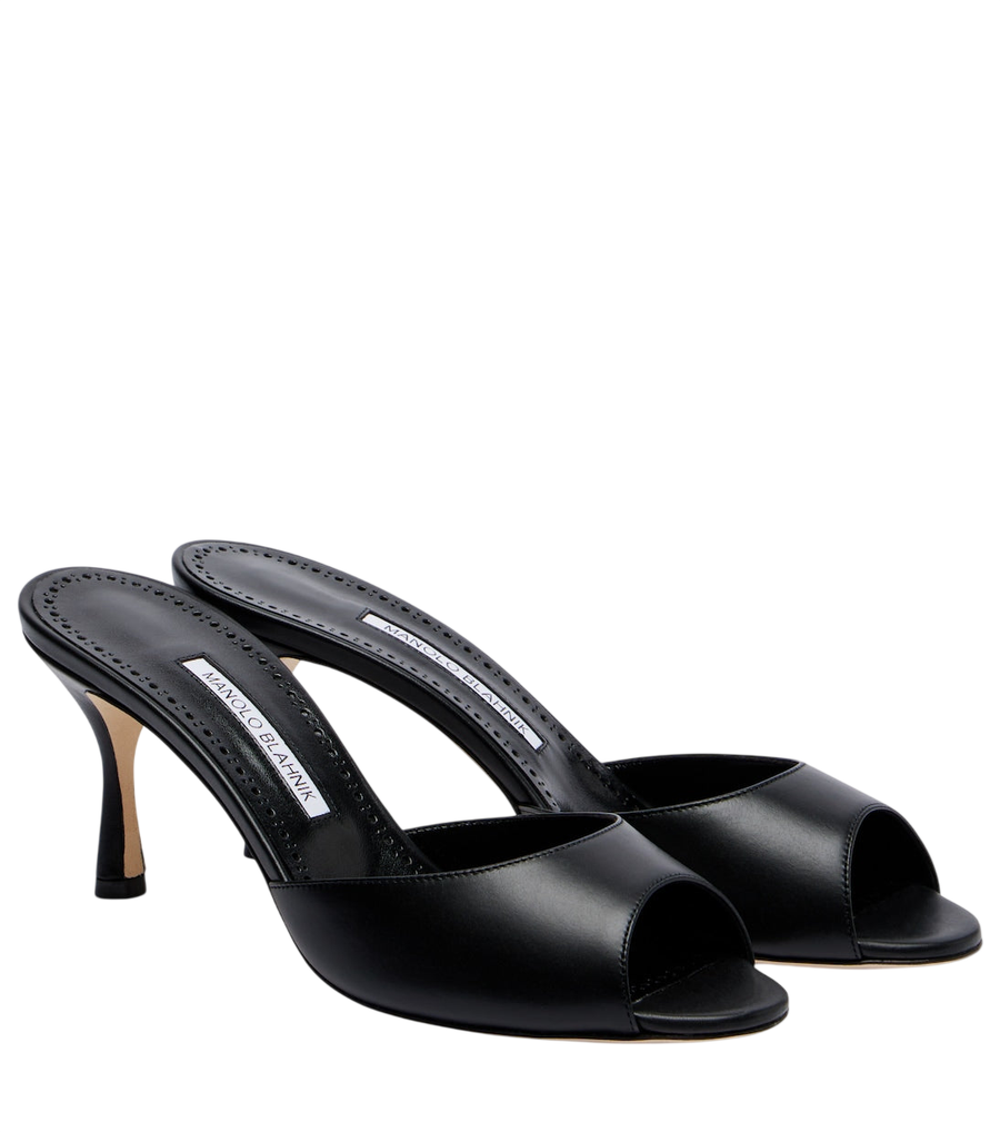 Manolo Blahnik Jada 70 mules in pelle