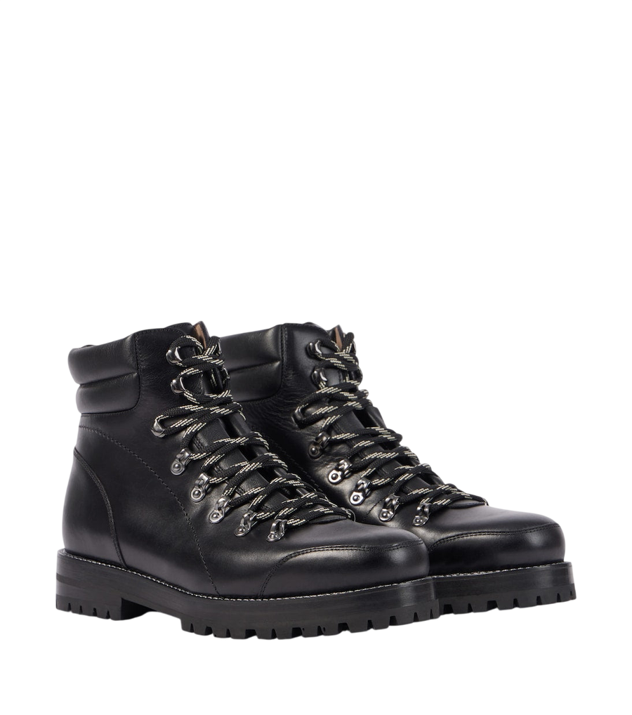 Manolo Blahnik Janka leather lace-up boots