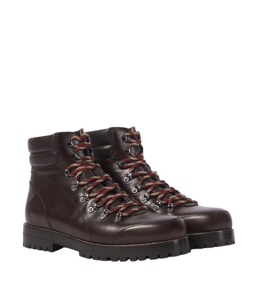 Manolo Blahnik Janka leather lace-up boots