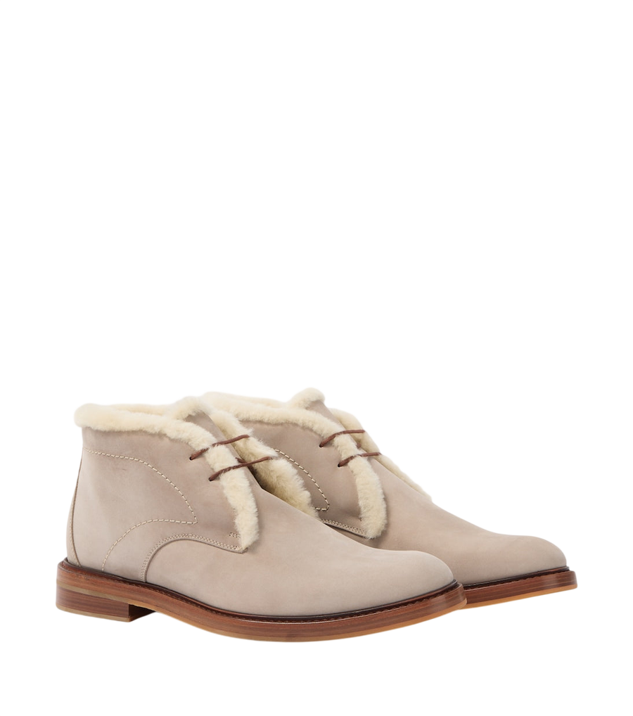 Manolo Blahnik Keswick shearling-lined leather desert boots