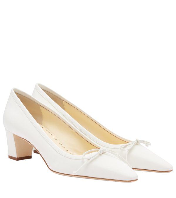 Manolo Blahnik Martebal 50 décolleté con dettaglio fiocco e finiture in pelle
