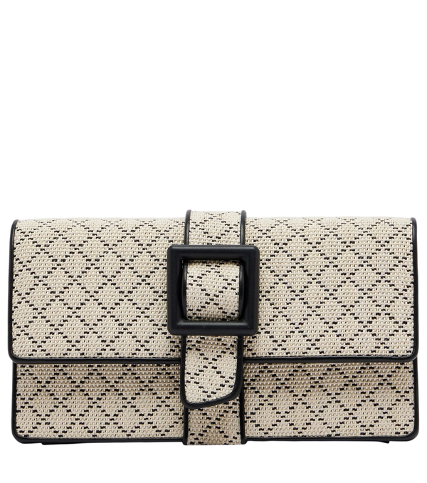 Bolso de mano Maycap de Manolo Blahnik con efecto rafia