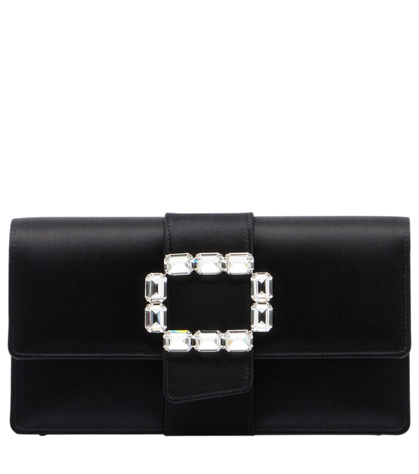 Pochette in raso Maycapjou Manolo Blahnik