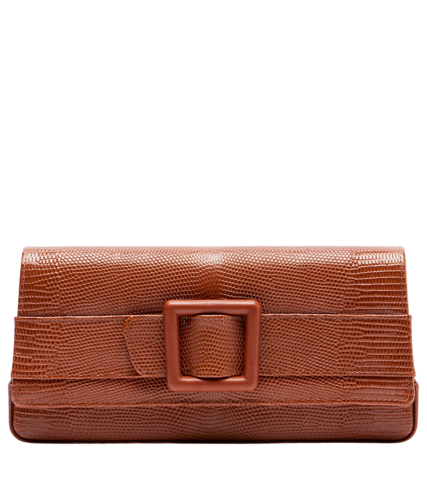 Manolo Blahnik Pochette in pelle effetto serpente Maygot