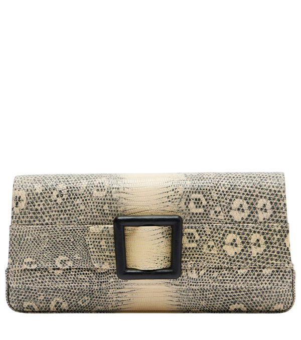 Manolo Blahnik Pochette in pelle effetto serpente Maygot