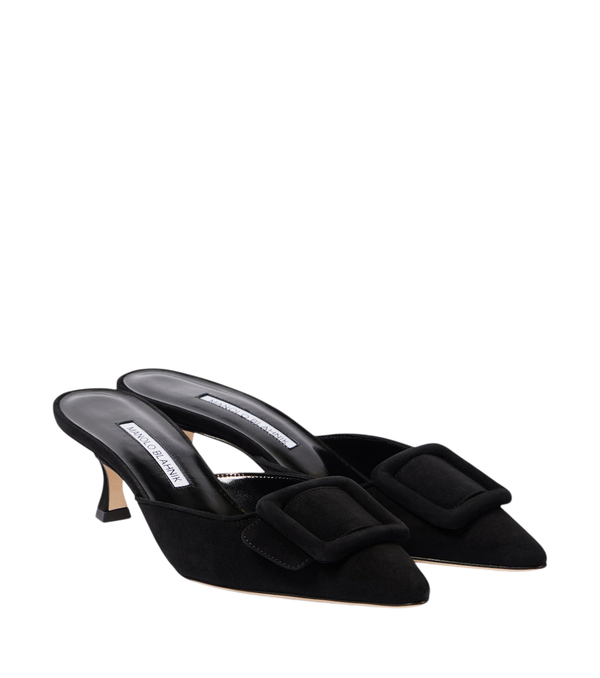 Manolo Blahnik Maysale 50 suede mules