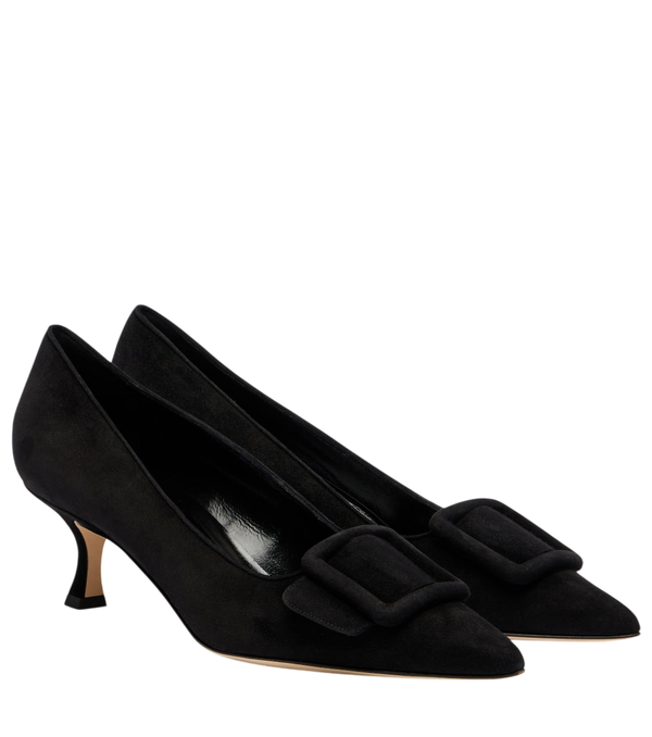 Manolo Blahnik Maysalepump 50 suede pumps
