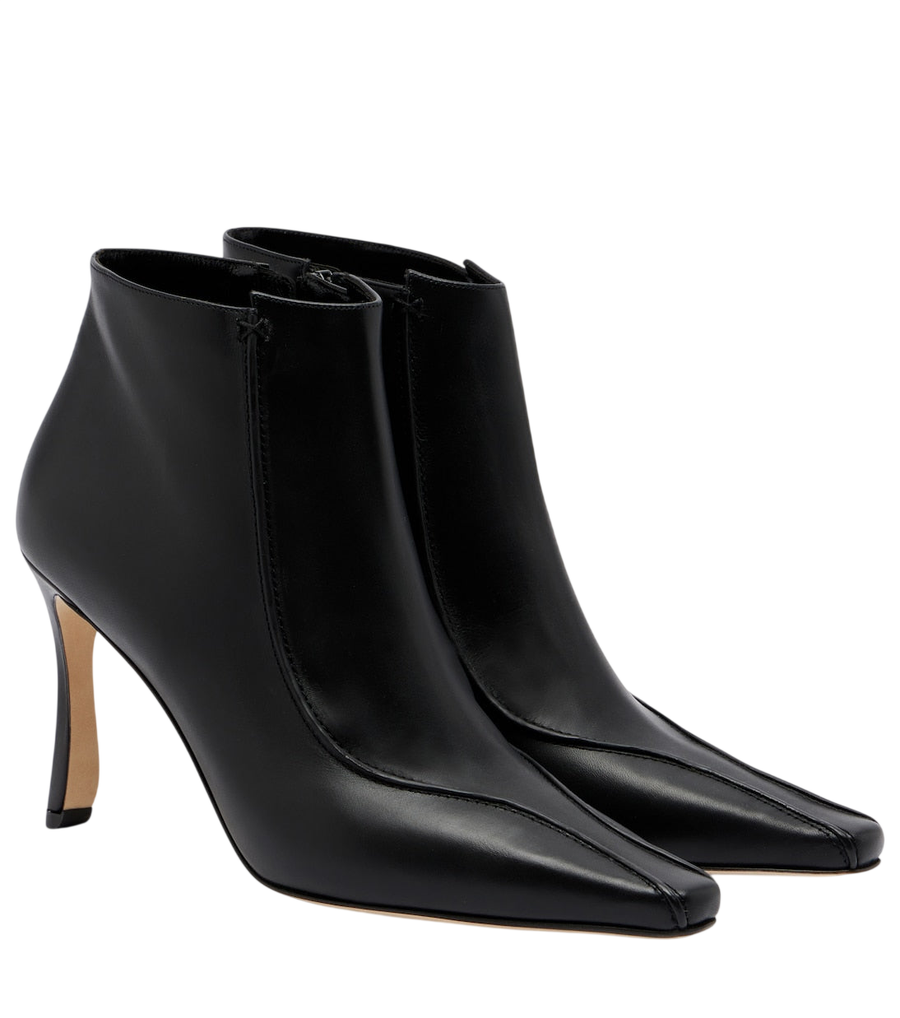 Manolo Blahnik Milleta leather ankle boots