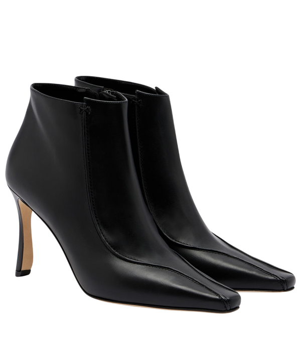 Manolo Blahnik Milleta leather ankle boots