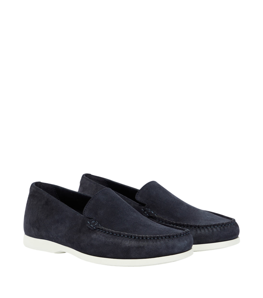 Manolo Blahnik Monaco suede loafers