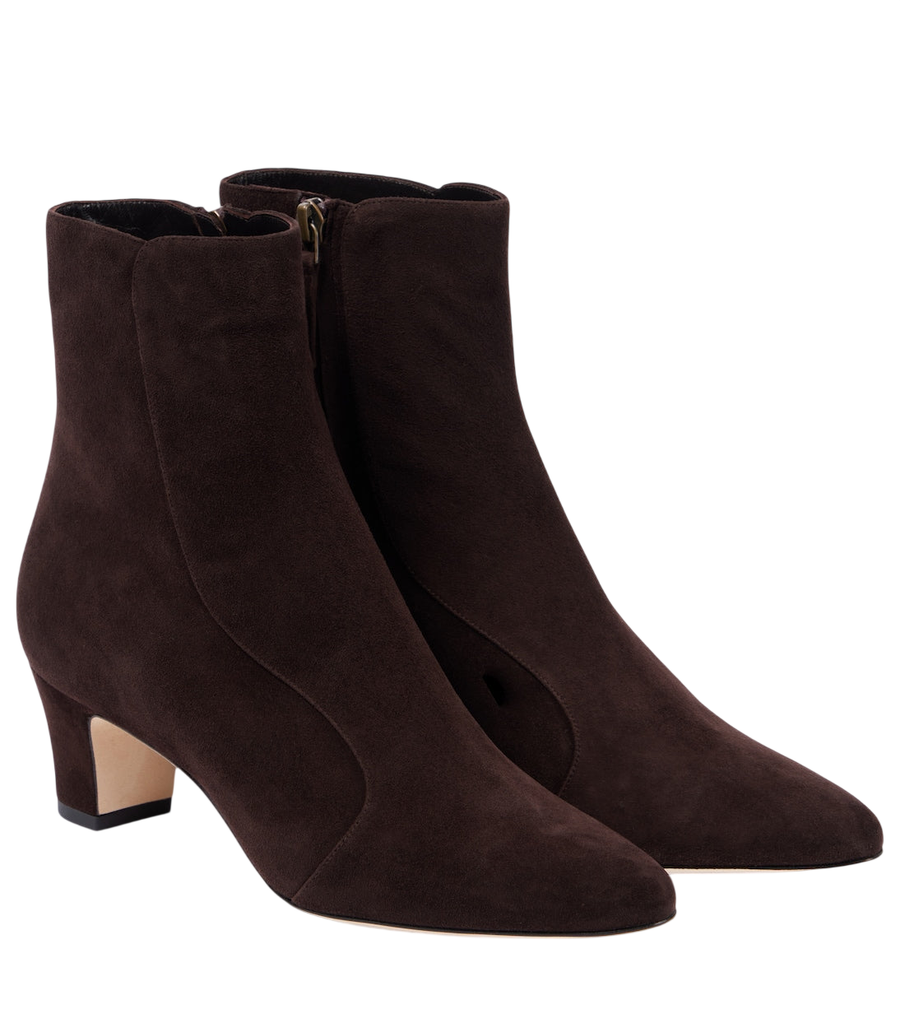Manolo Blahnik Myconia 50 suede ankle boots