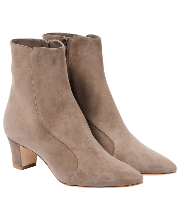 Manolo Blahnik Myconia 50 suede booties