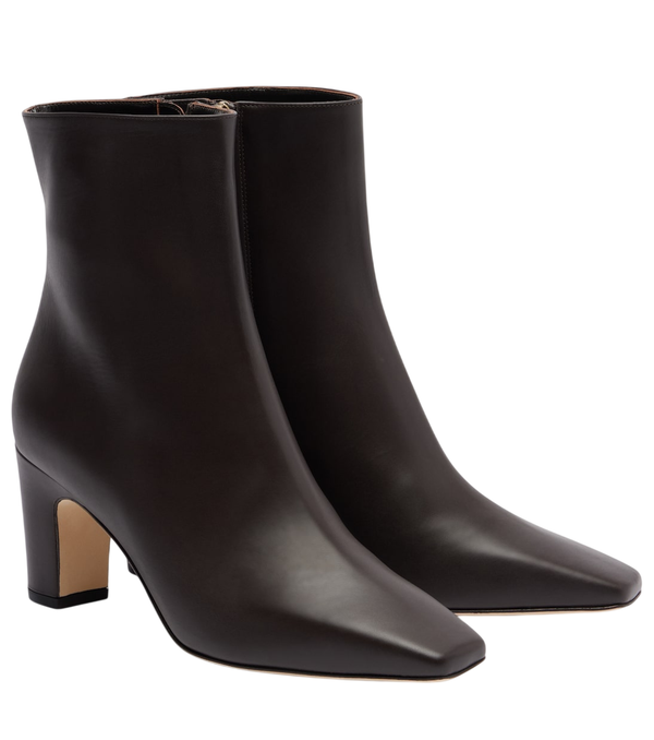 Manolo Blahnik Ofaralo 70 leather ankle boots