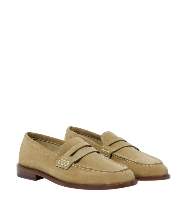 Manolo Blahnik Perry suede loafers