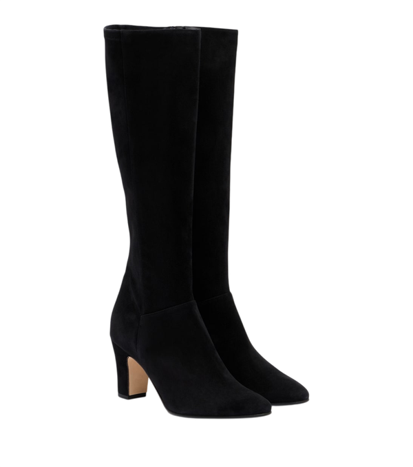 Manolo Blahnik Pitana suede knee-high boots