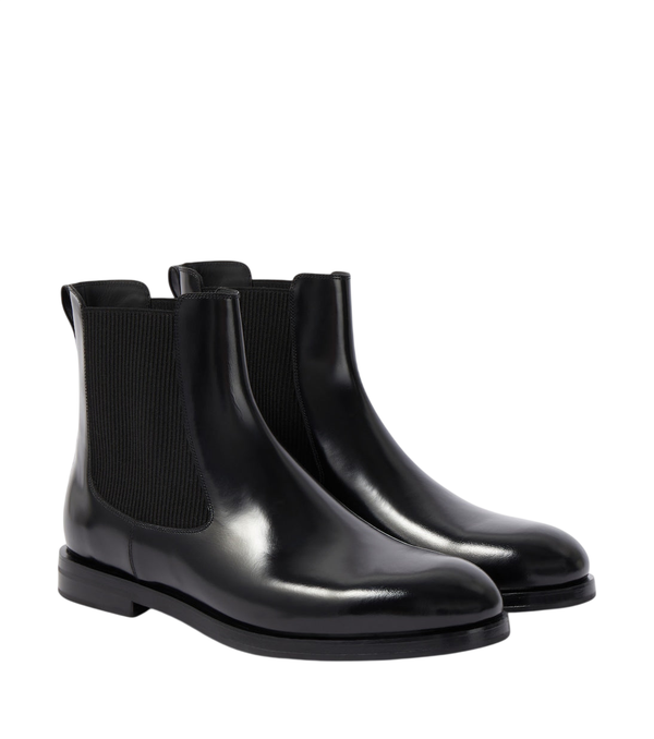 Manolo Blahnik Sempione leather Chelsea boots