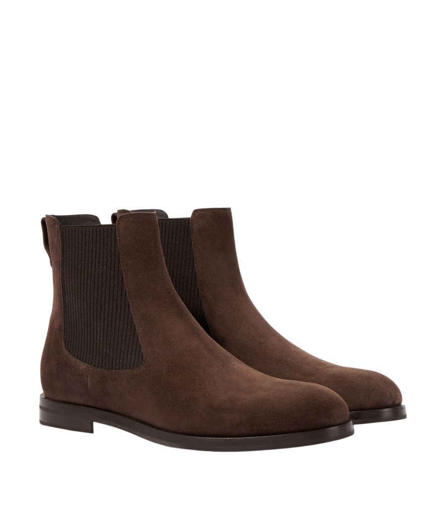 Manolo Blahnik Sempione suede Chelsea boots